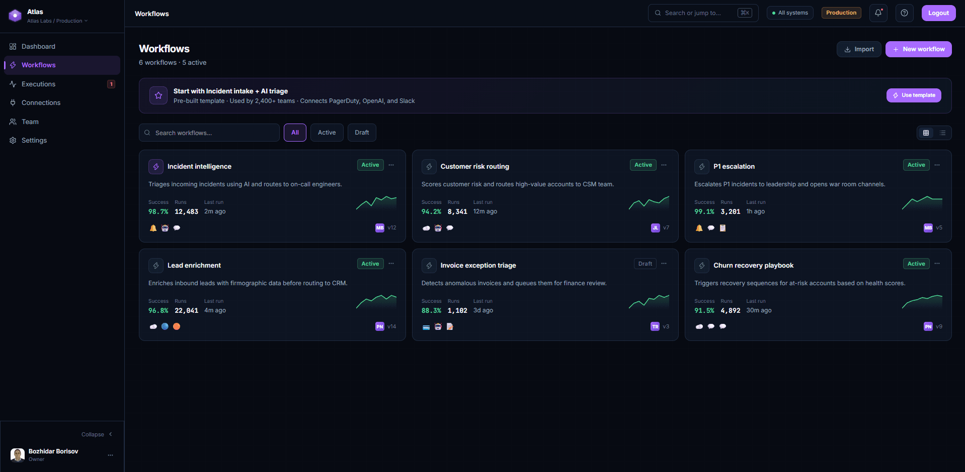 Atlas workflows preview